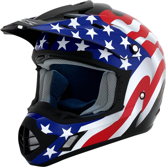 FX-17 Helmet - Flag - Black - 4XL