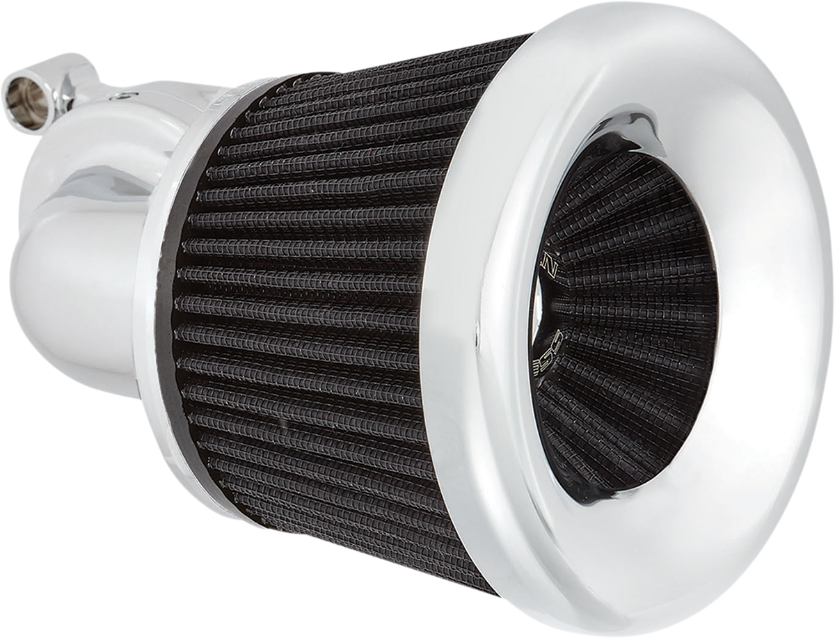 Velocity 90° Air Cleaner Kit - Chrome