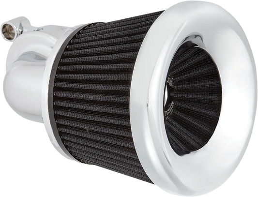 Velocity 90° Air Cleaner Kit - Chrome