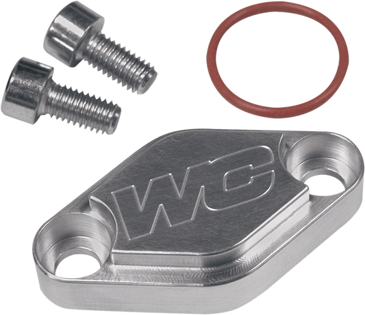 Block Off Plate - Silver