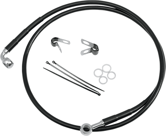 Front Brake Line FXST/DWG 84-05 Black