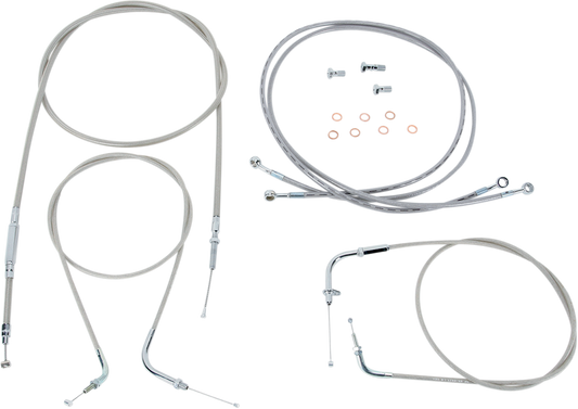 Cable Line Kit - 15" - 17" - XVS1300 - Stainless Steel