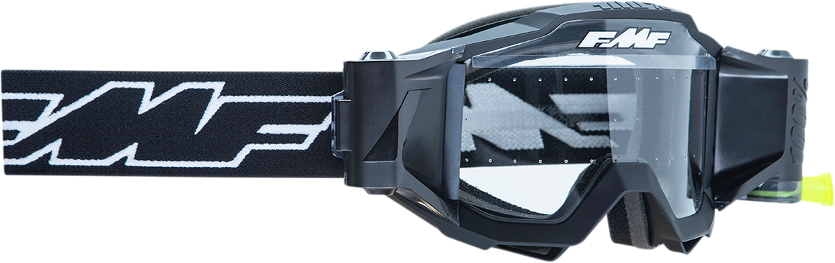 PowerBomb Film System Goggles - Rocket - Black - Clear