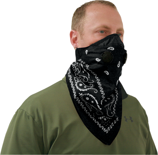 Bandana  Dust Mask - Black