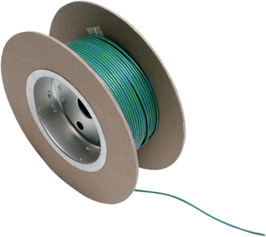 100' Wire Spool - 18 Gauge - Green/Blue