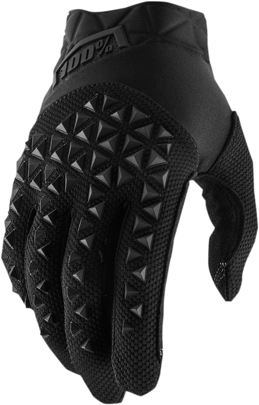 Youth Airmatic Gloves - Black/Gray - XL