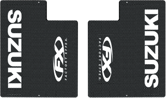 Carbon Fiber Fork Shield - Suzuki