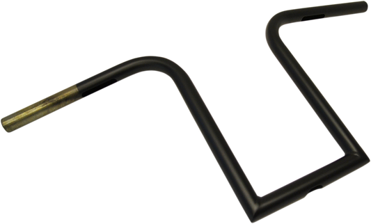 Flat Black 12" Bourbon Ape Hanger Handlebar
