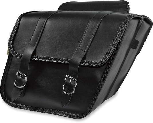 Braided Slant Saddlebag