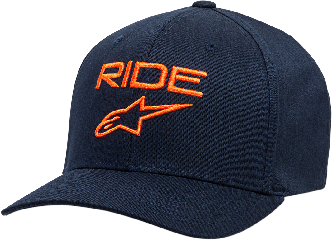 Ride 2.0 Hat - Navy/Orange - Small/Medium