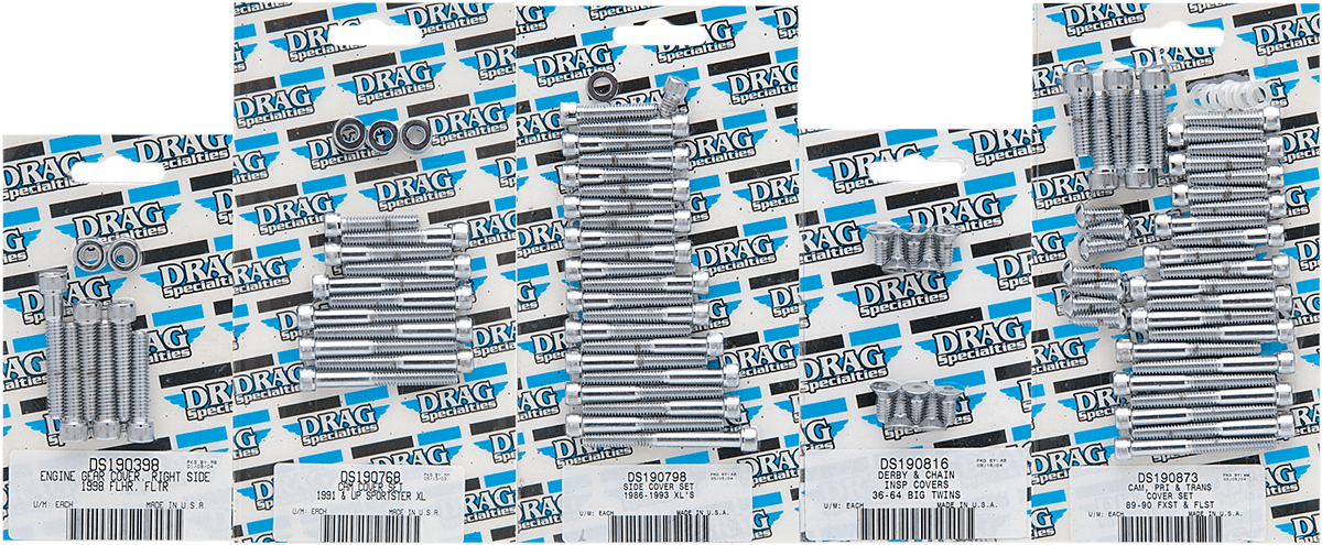 Tornillos de la cubierta de levas Cam cromo