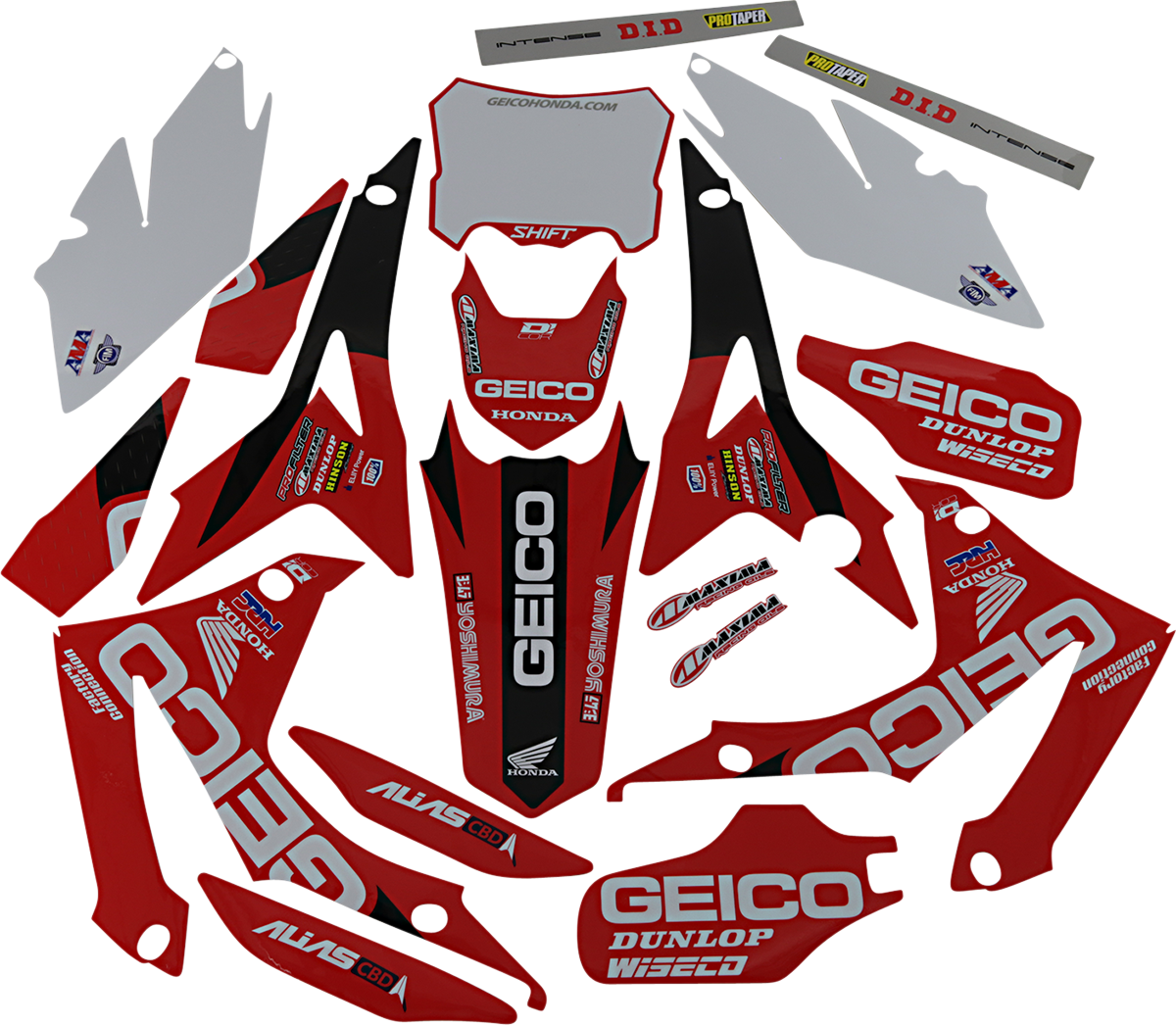 Graphic Kit - Geico - Honda