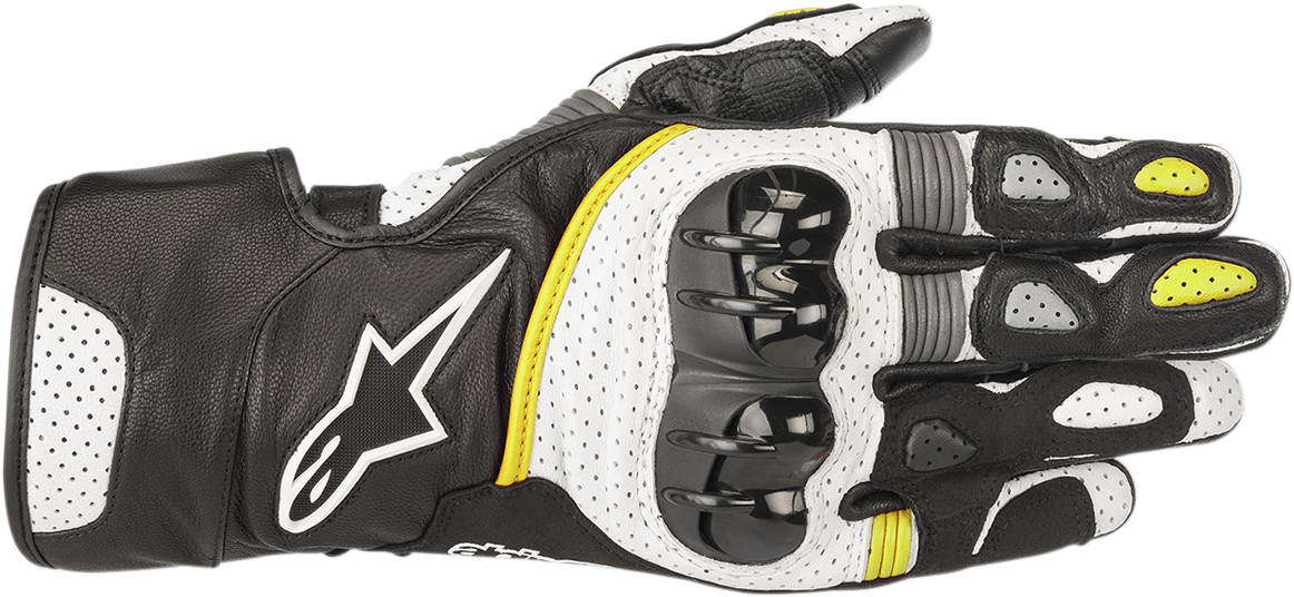 SP-2 V2 Gloves - Black/White/Yellow - Small