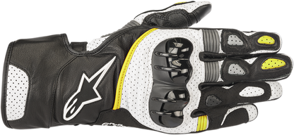 SP-2 V2 Gloves - Black/White/Yellow - Small