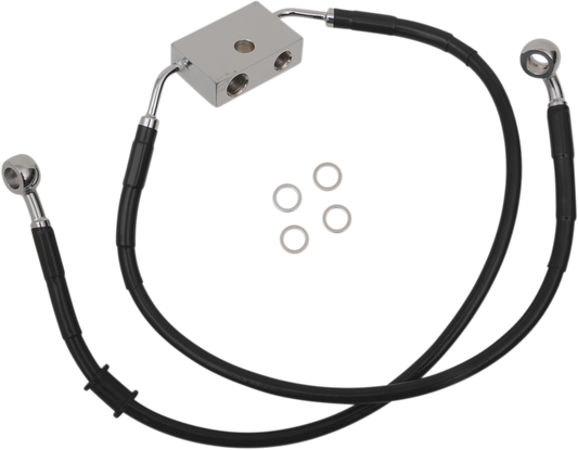 Front Brake Line - XL - Black +2"963