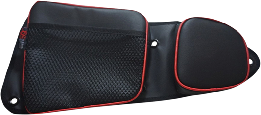 Door Bag - Front - Black/Red