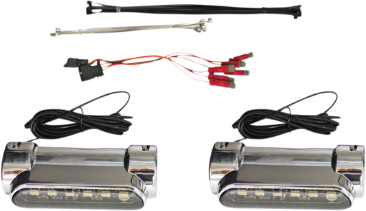 Engine Guard Light - Universal - Chrome