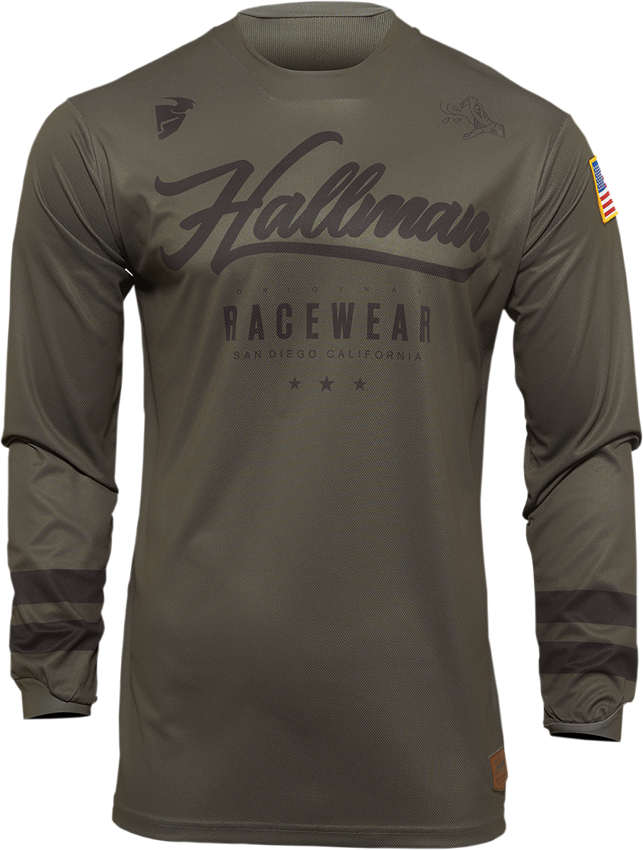 Hallman Hopetown Jersey - Army/Black - Medium