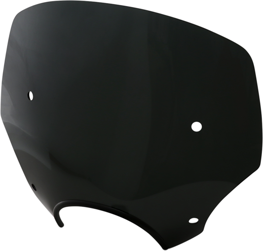 El Paso Windshield - 13" - 7" Headlight Cutout - Dark Black Smoke