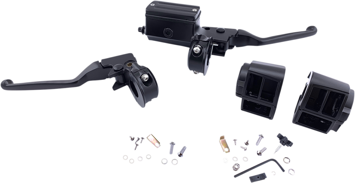 Handlebar Controls - 5/8" Master Cylinder - '84 - '95 - Black