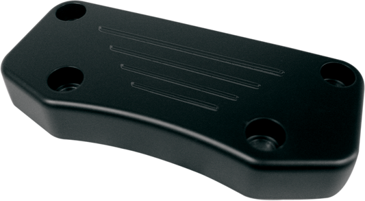 Handlebar Clamp - Ball-Milled - Black