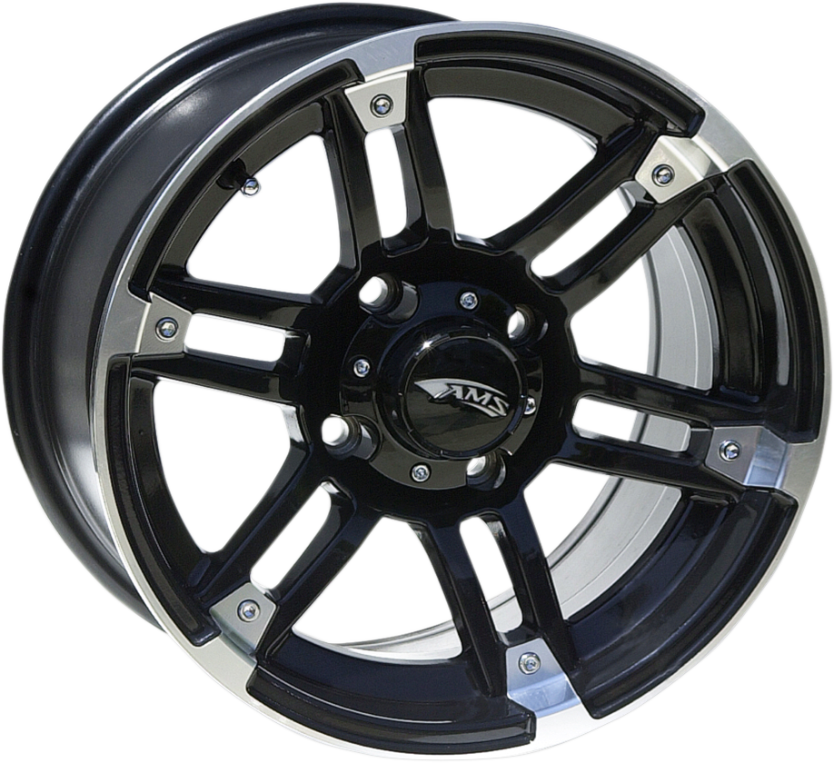 Wheel - Front/Rear - Machined Black - 15x7 - 4/137 - 5+2