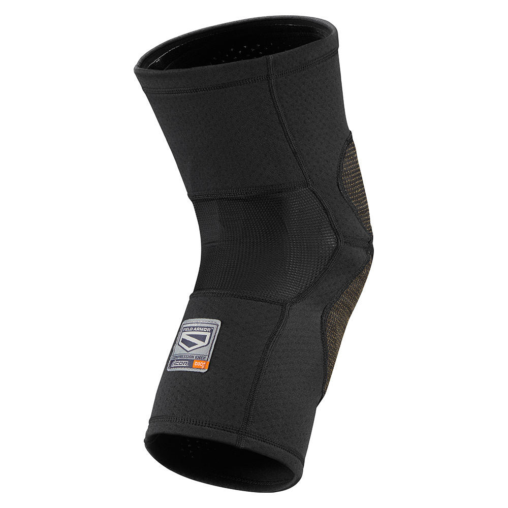 Field Armor™ Compression Knee Guards - Black - Small