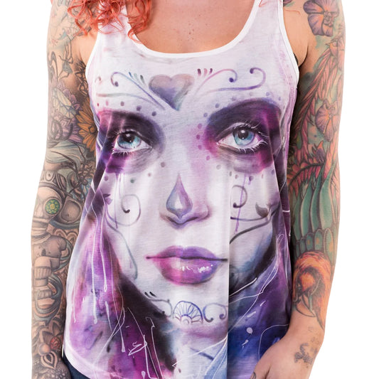 Blusa Tank Top Lethal Threat Painted Soul Razor Back