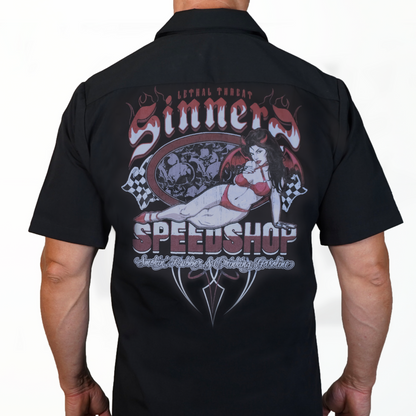 Sinners Speedshop Shirt - Black - Medium