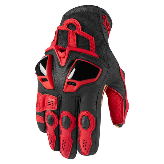 Guantes Icon Hypersport-Rojos