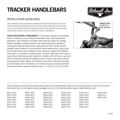 Handlebar - Tracker High - TBW - Black