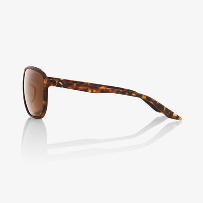Konnor Aviator Sunglasses - Square - Havana - Bronze Polarized