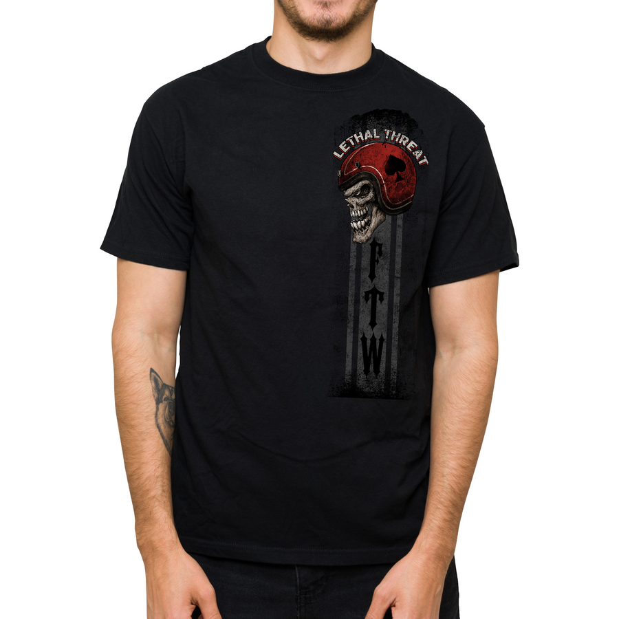 Playera LETHAL THREAT Forever Two Wheels - Harley Stunt Rider