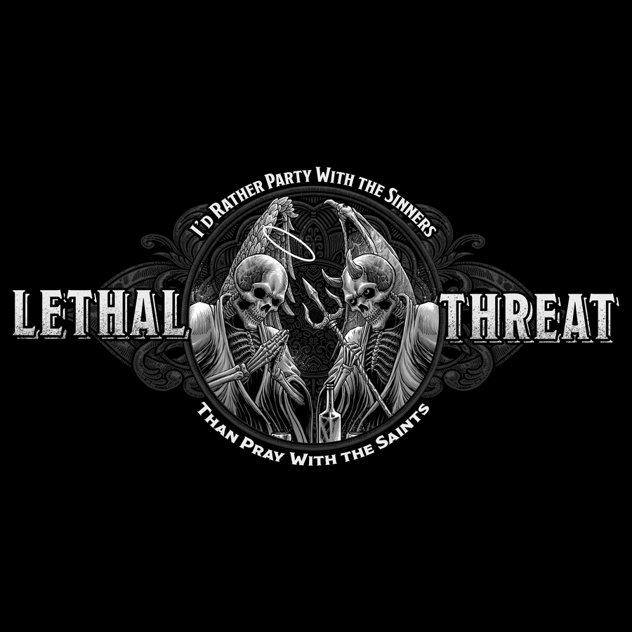 Playera Lethal Threat Party With The Sinners