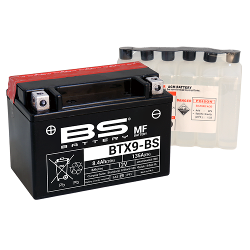 Bateria BS Battery BTX9-BS