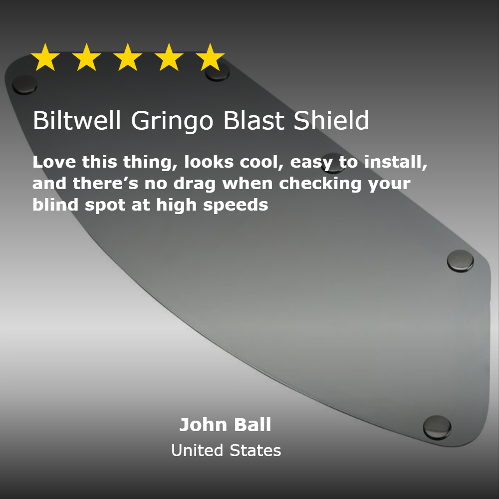 Gringo Blast Shield - Chrome Mirror - L/2XL