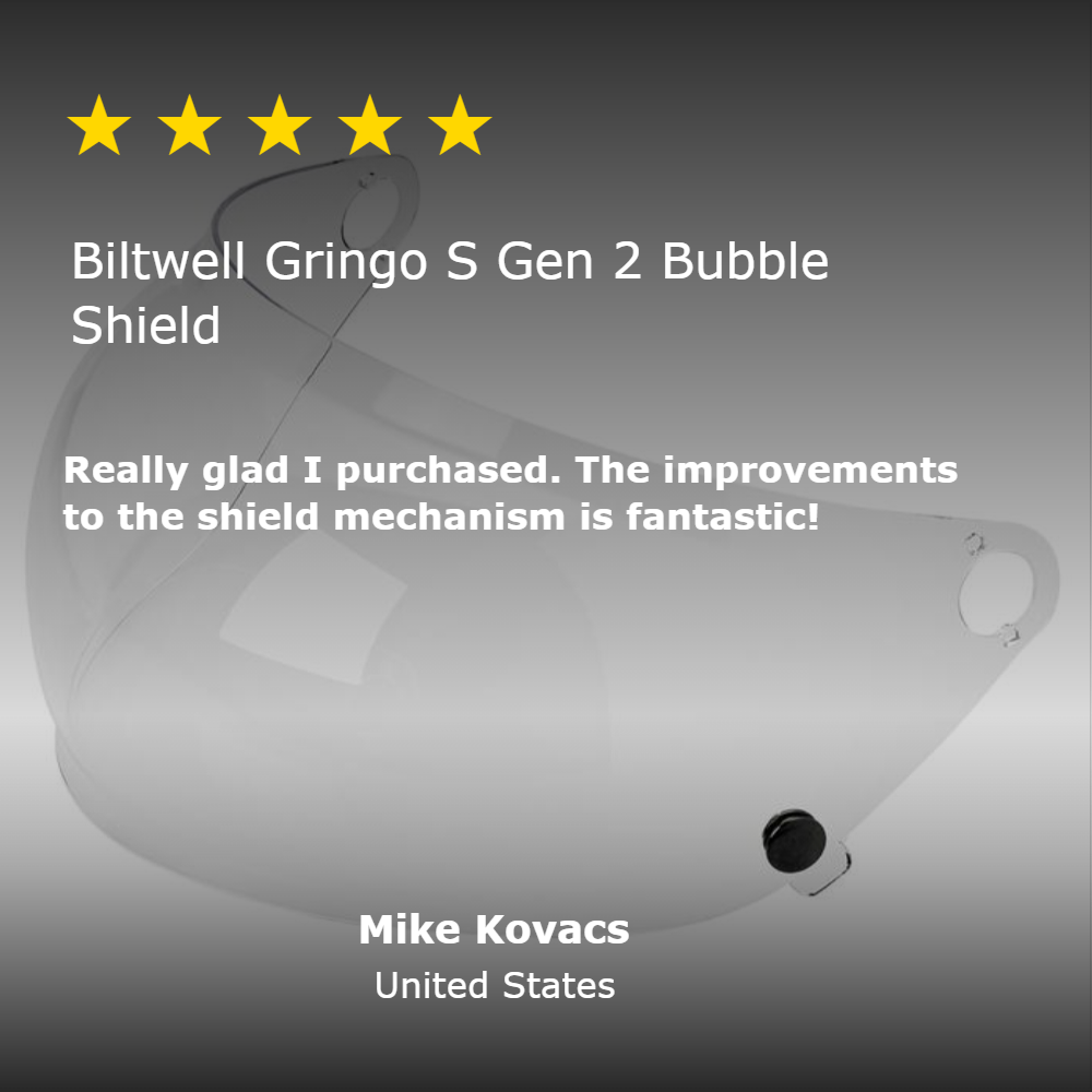 Gringo S Gen 2 Shield - Bubble - Clear