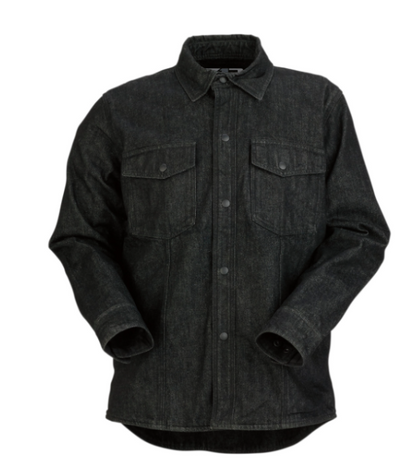 Camisa Z1R vaquera de manga larga - Negro
