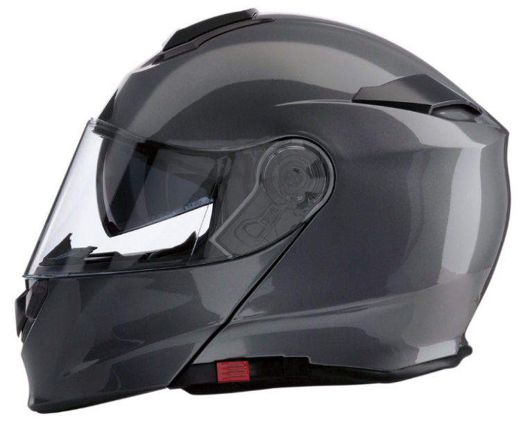 Casco Z1R modular Solaris  Dark Silver