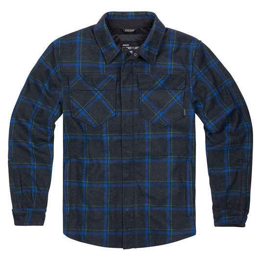 Camisa Icon Upstate Riding Flannel Azul