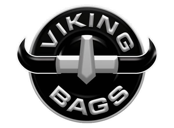 Viking Baldur Extra Large Leather Wrapped Alforjas para H-D Softail Fat Boy Lo