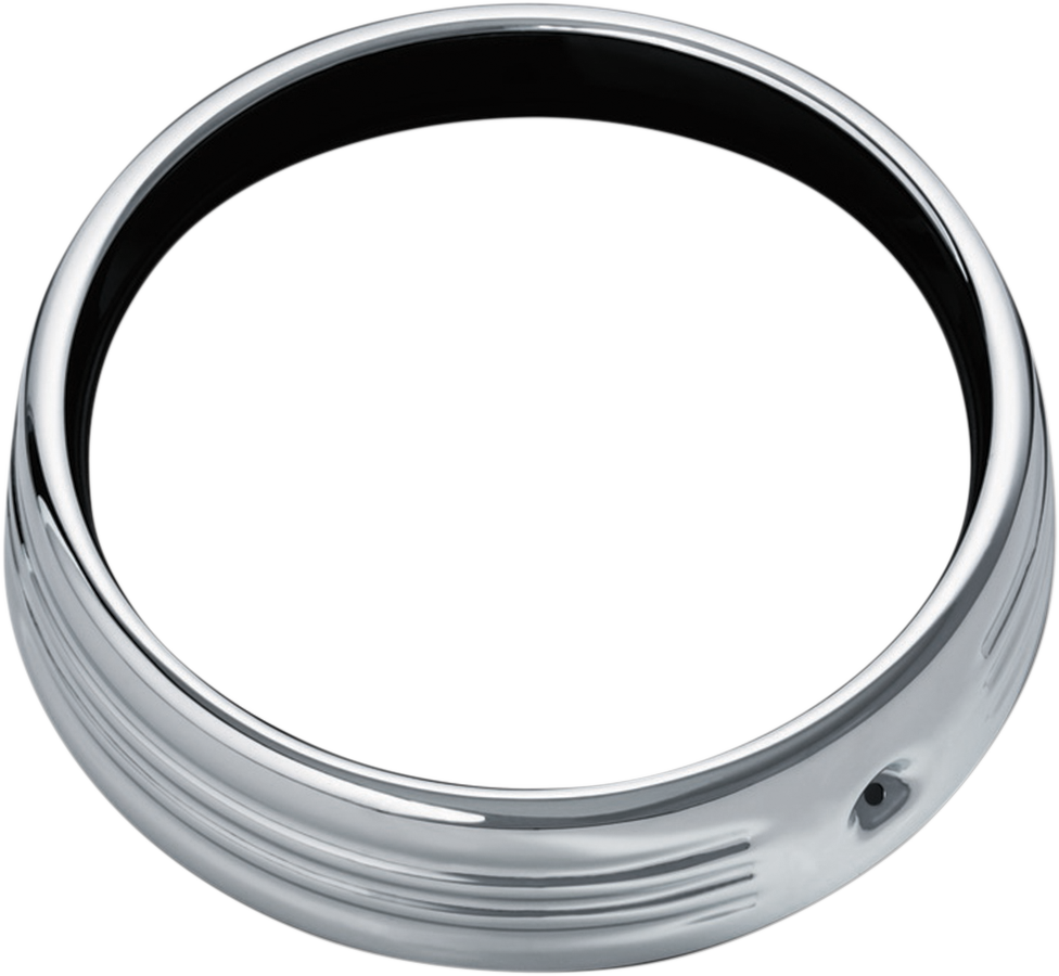 7" Headlight Trim - Chrome411