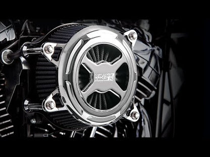 Filtro de aire Vance & Hines Cage Fighter negro H-D M8 2017 a 2022