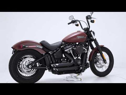 Escapes Vance & Hines Shortshots Staggered negro mate H-D Sportster 2004 a 2013