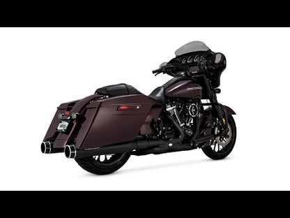 Mofles Vance & Hines Torquer 450 negro mate H-D Touring 2017 a 2022