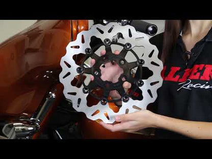 Disco rotor de freno trasero Galfer Black Carrier