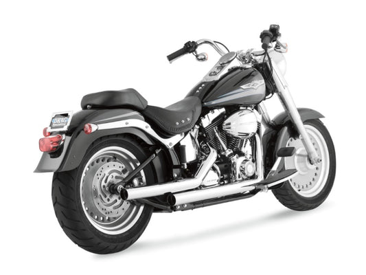 Escapes Vance & Hines Straightshots cromo H-D Softail 1986 a 2011