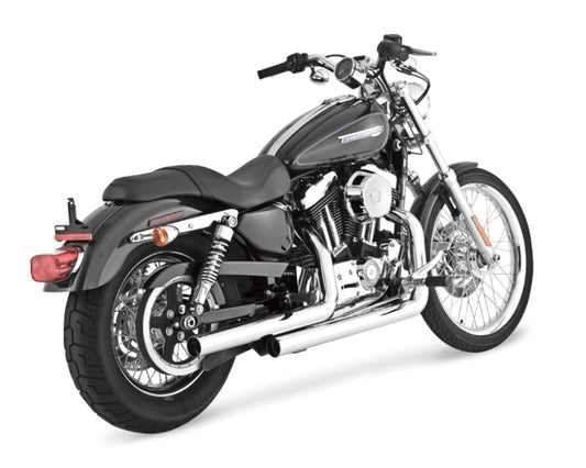 Escapes Vance & Hines Straightshots cromo H-D Sportster 2014 a 2013