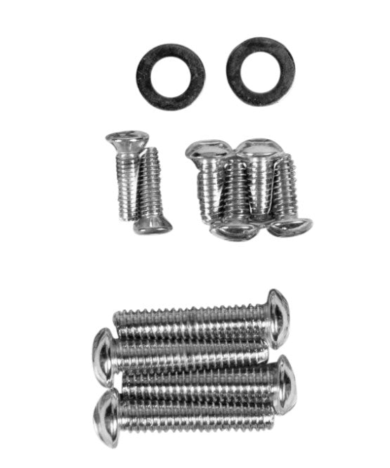 Juego de tornillos allen cromo