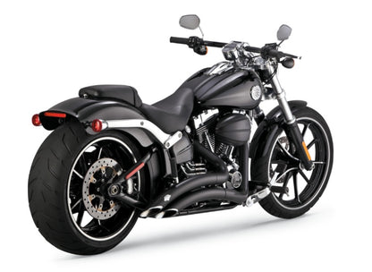 Escapes Vance & Hines Big Radius negro mate H-D Breakout 2013 a 2017